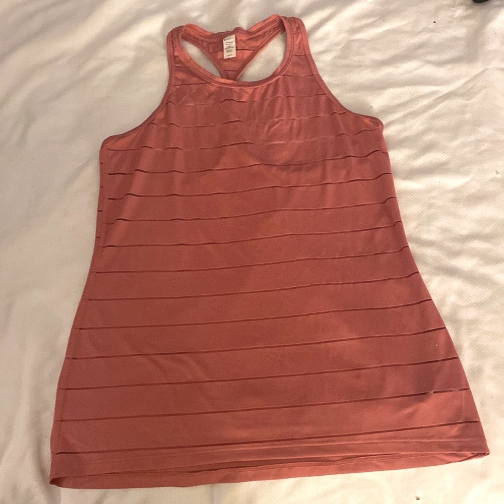 Athleta Striped Racerback Chi Tank Top
